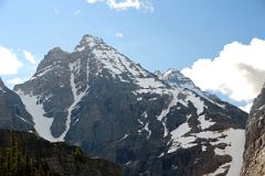 22 Ringrose Peak and Mount Hungabee From Lake Victoria On Lake Oesa Trail At Lake O-Hara Morning